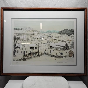 Arte De Colección Raro Will Moses Impresión Invierno Firmado Numerado 454/500 Edición Limitada - Imagen 1 de 22