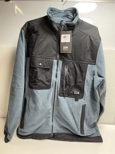 Chaqueta polar Mountain Hardwear First Tracks con cremallera completa azul luna, negra XL para hombre - Imagen 1 de 6