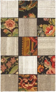 Vintage Hand Woven Kilim Rug 3'8" x 6'2" Traditional Wool Carpet - Picture 1 of 4