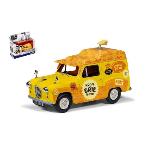 CORGI CC80506 AUSTIN - DELIVERY VAN - WALLACE & GROMIT - CHEESE PLEASE - AARDM
