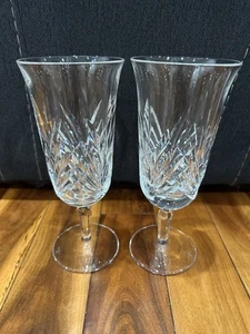 Waterford Irland Kristall 7-3/4" LEANA EISTEE GETRÄNKE GLÄSER 2er Set Neuwertig - Bild 1 von 6