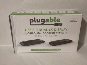 Station d'accueil double moniteur USB 3.0 double écran 4K enfichable UD6950H - Photo 1/6