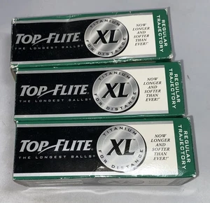 NEW Spalding Top Flite XL Titanium Distance Regular Trajectory 3Pks/9 Golf Balls - Picture 1 of 5