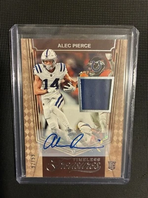 ALEC PIERCE RPA Dark Auto 2022 Chronicles Timeless Treasures #92/99 Great Colors - Image 1 of 4