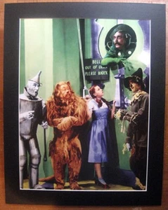 WIZARD OF OZ~11X14 Mat Print~EMERALD CITY WIZARD~FRANK MORGAN~PROFESSOR MARVEL - Picture 1 of 1