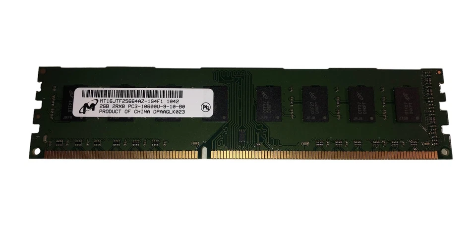 Memoria DDR3 MT16JTF25664AZ-1G4F1 Micron 2GB PC3-10600 DDR3-1333MHz CL9 240-Pin - Immagine 1 di 1