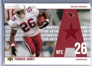 Trikot 2002 UD Authentics All-Star Authentics #AATJ Thomas Jones - Bild 1 von 1
