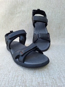 Khombu Will leichte Herren-Sandalen mit doppeltem Riemen Größe 12 grau schwarz Synthetik - Bild 1 von 6