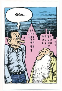 Seufz... Mr. Natural - R. Crumb Postkarte - Bild 1 von 2