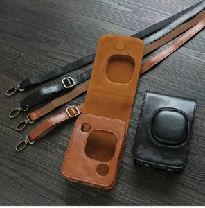PU Leather Camera Case Bag Cover Belt For Fujifilm mini90 mini LiPlay mini11 12 - Picture 1 of 17