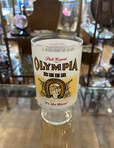 Huge Vintage Olympia beer glass- 32 Oz7" HIigh - Picture 1 of 4