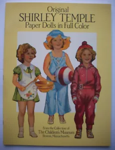 Shirley Temple Paper dolls uncut 1988 Dover Movie Star - Picture 1 of 6