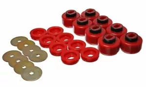 Energy Suspension Red Body(cab) Mount Set for 99-06 Chevy Silverado C1500/K1500 - Afbeelding 1 van 2