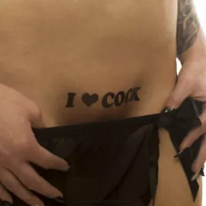 10 x I ❤ COCK - napis tatuażu w kolorze czarnym - tymczasowy fetysz zabawny tatuaż (10) - Zdjęcie 1 z 5