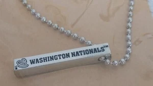 WASHINGTON NATIONALS BAR HALSKETTE (20 Zoll Kette) BRANDNEU FABRIKVERSIEGELT - Bild 1 von 5