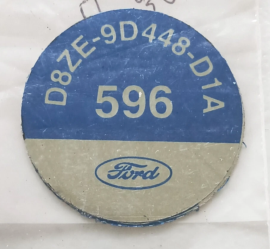 New 1978 1979 Ford Thunderbird EGR Valve Decal D8ZE-9D448-D1A - Image 1 of 1