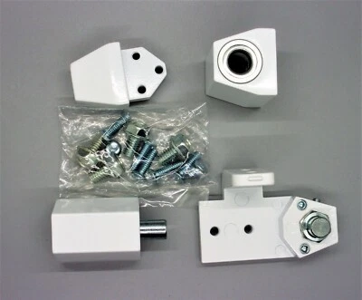 GLOBAL DOOR TH1110 Arch / Vistawall Style Offset Pivot, White Finish - Image 1 of 4