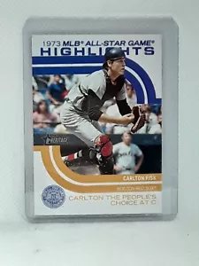 Carlton Fisk 2022 Topps Heritage High Number 1973 All-Star Game Boston Red Sox - Bild 1 von 2