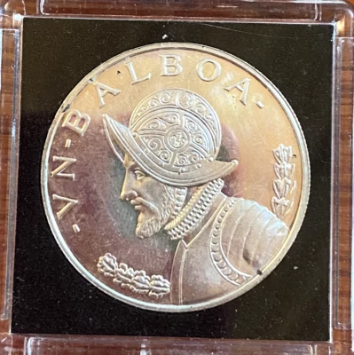 Moneda de 1 prueba Balboa 1972 Panamá Foto 1 de 2