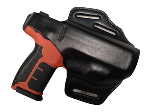 Tactical Scorpion 3 Slot Thumb Break Leather Holster: Fits Byrna SD W/ WO Laser - Picture 1 of 6