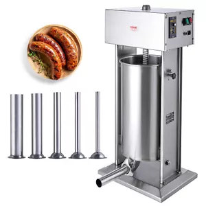 VEVOR Electric Sausage Stuffer 25 L Vertical Meat Stuffer 304 Stainless Steel - Picture 1 of 12
