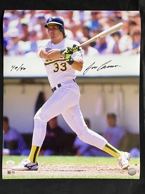 Jose Canseco Oakland A's 40/40 Club Signed Auto 16x20 Photo ~ JSA COA - Image 1 of 4