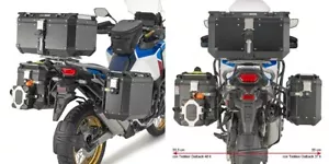 Portavaligie MONOKEY per HONDA CRF1100L Africa Twin Adventure Sports 2020 - 2023 - Imagen 1 de 1