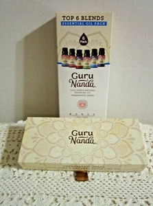 GURU NANDA Essential Oil 6 Pack 100% Pure Top Therapeutic Grade - Picture 1 of 9