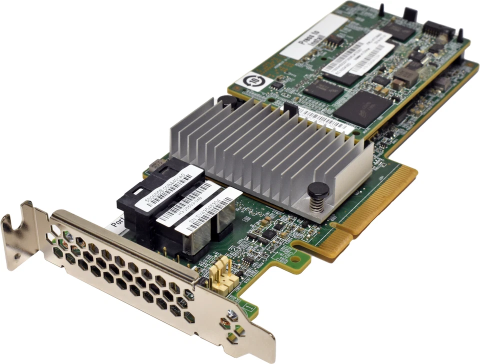 IBM ServeRAID M5210 12G RAID Controller 46C9111 SAS Cable 2GB Cache BBU LP - Image 1 of 4