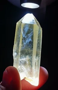 Lemurian "Blue Angel Feathers" Quartz Natural Point Crystal Rough Healing - Picture 1 of 8