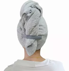 Jumbo Large Microfiber Hair Towel Wrap for Women,Anti Frizz Hair Drying Towel wi - Picture 1 of 8