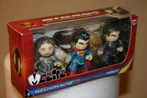 FIGURE UOMO D'ACCIAIO SUPERMAN ZOD JOR-EL 2" MEZCO MINI MEZITZ NUOVE - Foto 1 di 7