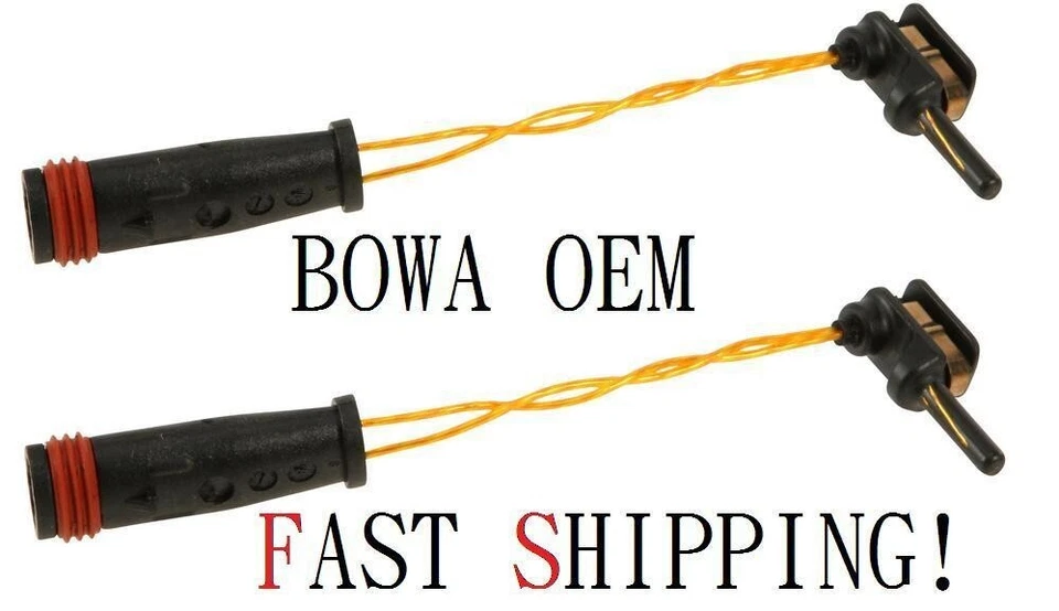 SENSOR INDICADOR DESGASTE PASTILLAS FRENO 2 PIEZAS ORIGINAL BOWA PARA MERCEDES BENZ Foto 1 de 1