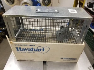 US Made Old Stock Havahart Live Animal Cage Trap 16" x 6" x 6" Model #0745 - Picture 1 of 3