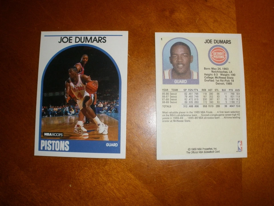 1989 NBA Hoops Basketball Set Break (#1-251).99 Singles-Qty. Discounts  - Image 1 of 1