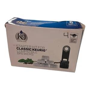 K&J Replacement Keurig Starter Kit for Keurig 1.0 Brewers - Includes 4 Filters - Picture 1 of 10