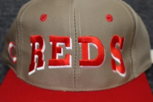 De colección Cincinnati Reds Sombrero Gorra Drew Pearson Snap Back Rojo Tostado Sarga Arco Sombra - Imagen 1 de 12