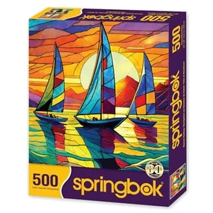 Sunset Sailing 500 Piece Jigsaw Puzzle for Adults-Unique Cut Pieces- - Picture 1 of 9