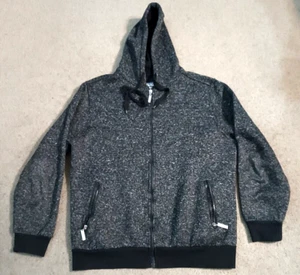 Brooklyn Xpress Herren Large Hoodie Full Zip Kapuzensweatjacke schwarz - Bild 1 von 5