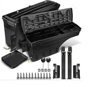 A Pair Swing Tool Box fit Nissan Navara NP300 15+ Ute Tub Lockable Side Storage - Picture 1 of 19