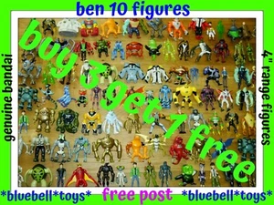 Ben 10 Figures 4 inch Range - Huge Choice - Buy 3 get 1 Free - FREE POSTAGE - Picture 1 of 262