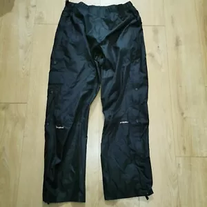 Berghaus Hydroshell Trousers Womens 20 UK Black Hiking Walking Outdoor W34 L32 - Picture 1 of 10