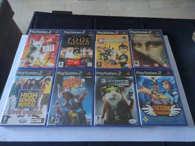 Lote 8 Juegos Precintados PlayStation 2 Bolt El Código Da Vinci Disney G... - Imagen 1 de 4
