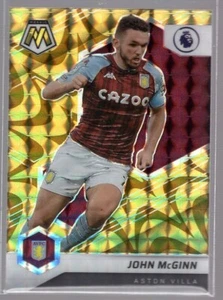 2021-22 Panini Mosaic John McGinn Premier League Oro Reactivo Prizm Aston Villa - Imagen 1 de 1