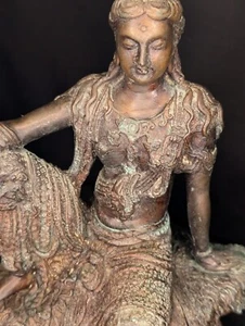 Bronze Guanyin Statue - 11" hoch - Bild 1 von 10