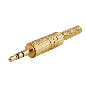 5x 3.5mm Male Plug straight Audio Cable RF Connector crimp the cable 50-3 - Picture 1 of 3