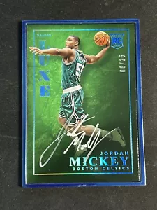 2015-16 Panini Luxe Framed Auto /25 Jordan Mickey #LX-JMK Rookie Auto RC - Picture 1 of 3