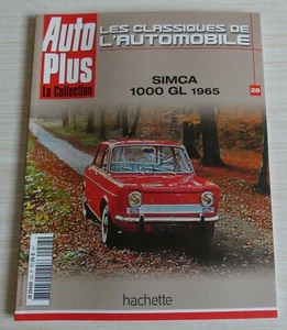 FASCICULE AUTO PLUS LA COLLECTION HACHETTE SIMCA 1000 GL 1965 1200 S - Bild 1 von 12