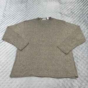 PIERRE CARDIN Sweater Mens XXL Tan Ribbed Long Sleeve Pullover Crew Neck Casual - Picture 1 of 9