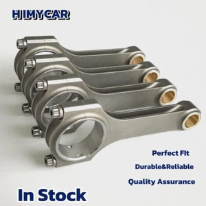 FORGED 4340 H-BEAM RODS FIT HONDA ACURA ACURA 1.8L LS/NON-VTEC B18A/B 4PCS - Picture 1 of 5